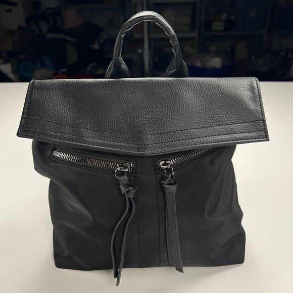 Botkier New York Black Nylon/Faux Leather Mini Trigger Backpack main image 11
